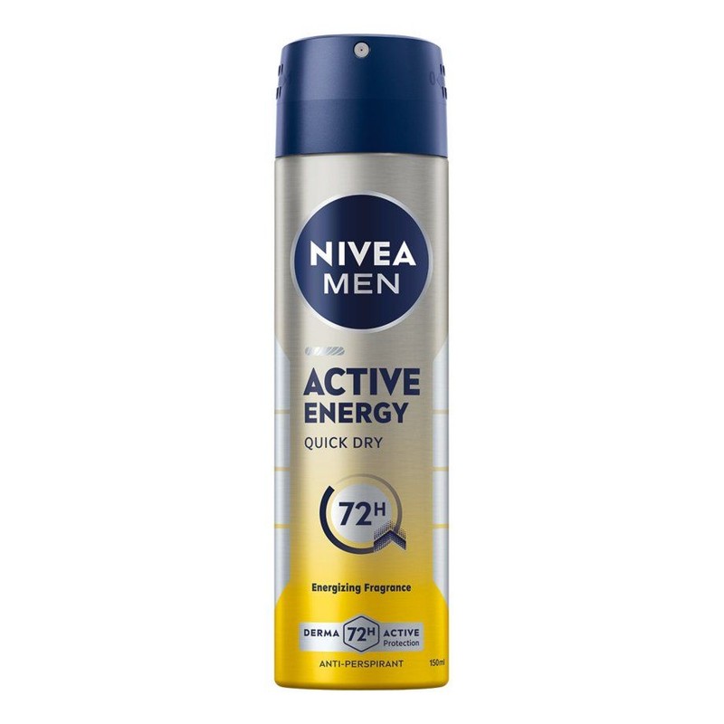 Antyperspirant w sprayu dla mężczyzn Active Energy NIVEA MEN 150 ml