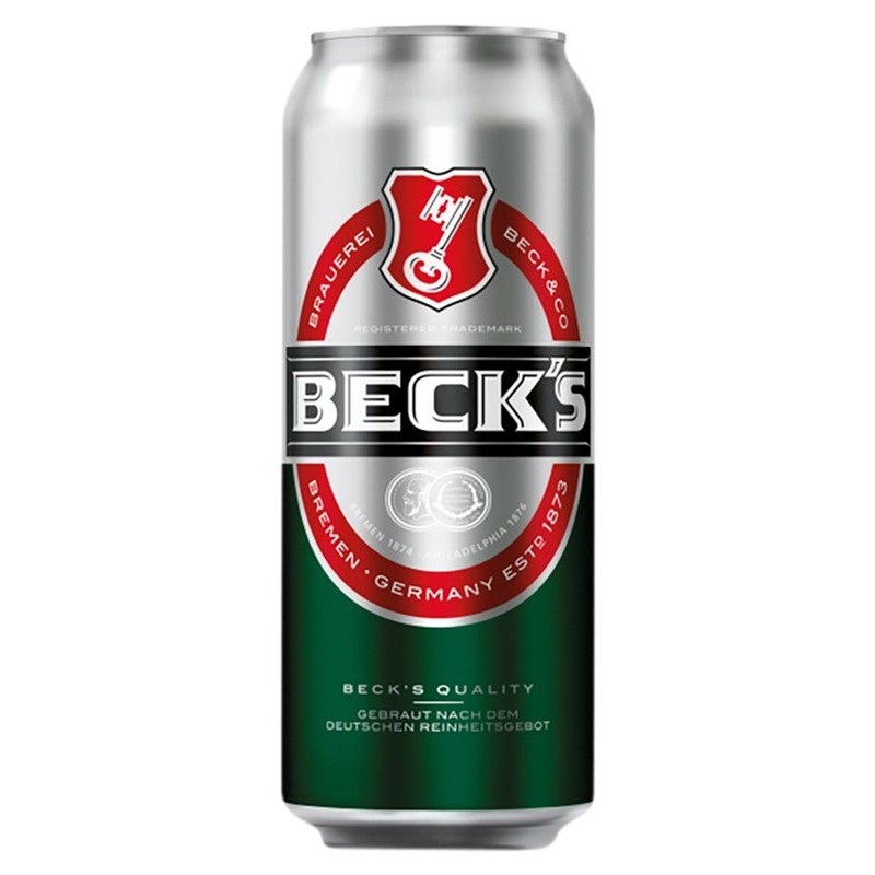 Piwo jasne pasteryzowane alk. 5,0% obj. Beck's 500 ml