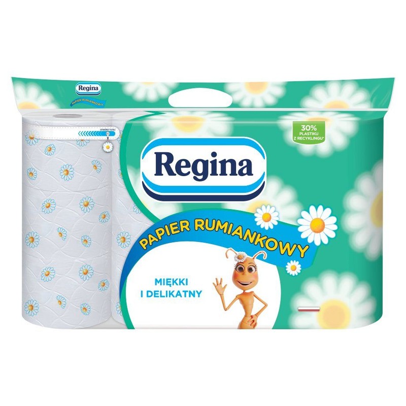 Papier toaletowy zapachowy, 100% celuloza Regina 12 rolek