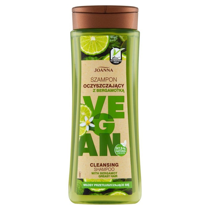 Szampon oczyszczający z bergamotką Vegan Joanna 300 ml