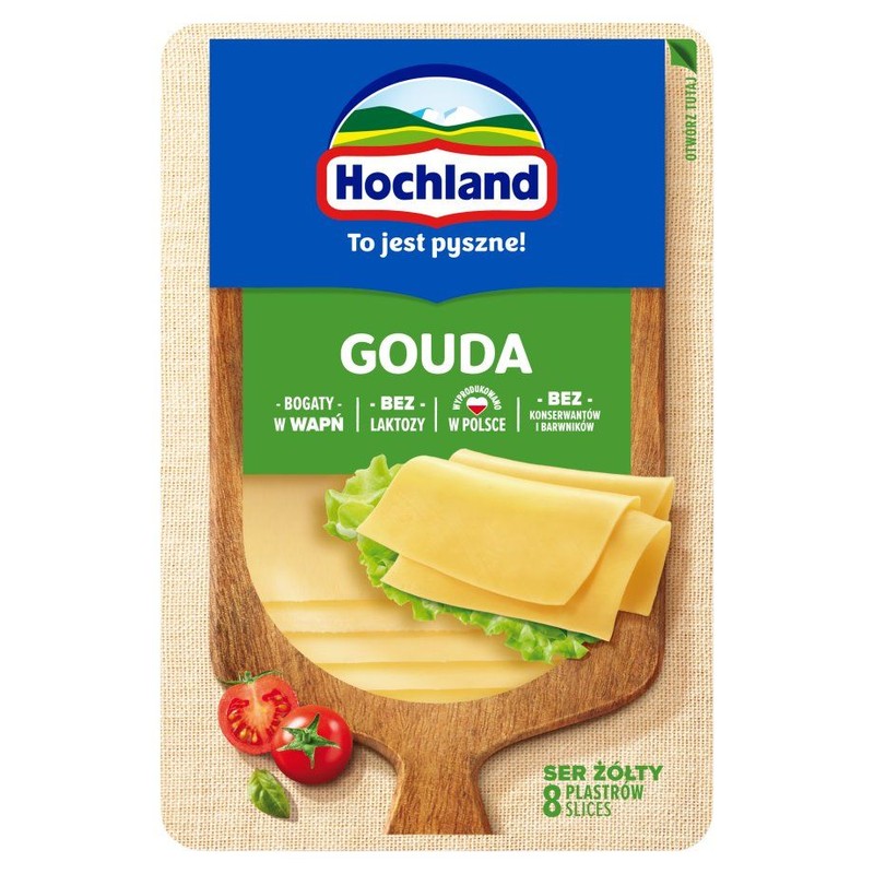 Ser gouda w plastrach Hochland 135 g