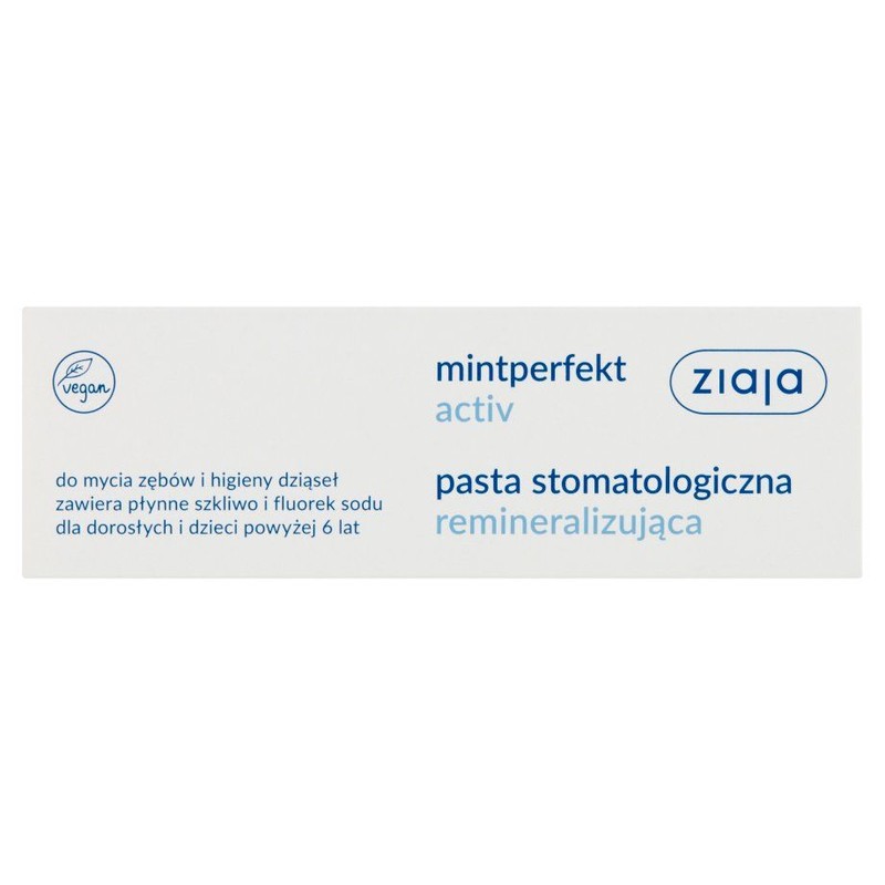 Pasta stomatologiczna remineralizująca ZIAJA 75 ml