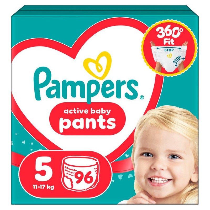 Pieluchomajtki 5 12-17 kg Pampers 96 sztuk