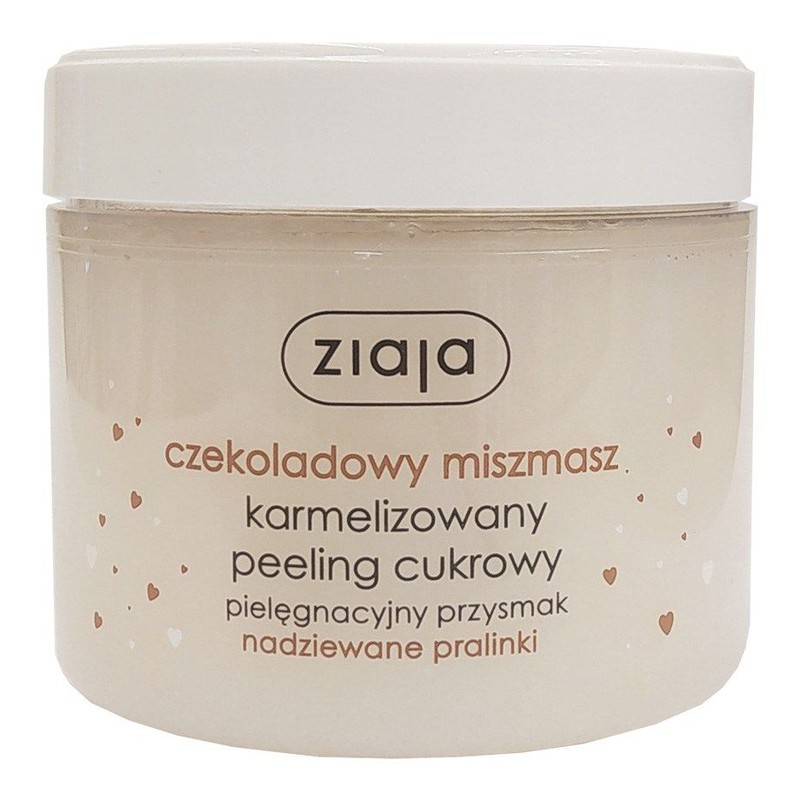 Czekoladowy miszmasz peeling cukrowy ZIAJA 300 ml