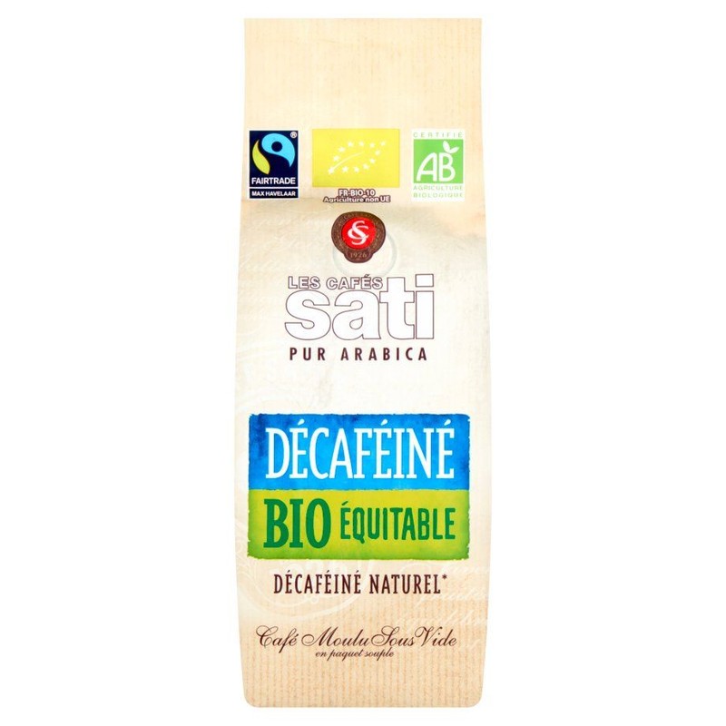 BIO kawa bezkofeinowa mielona Cafe Sati 250 g