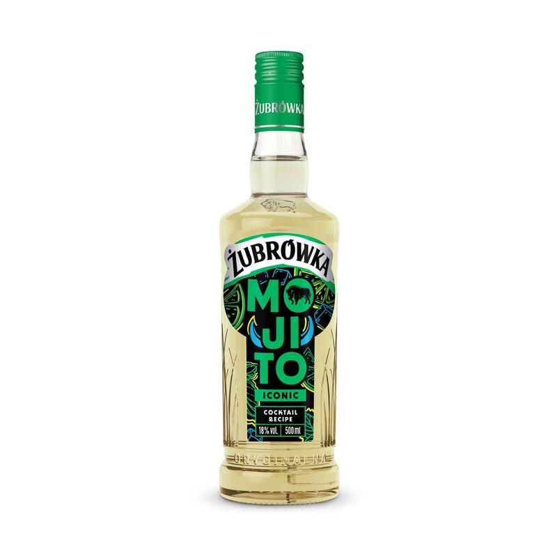 Wódka smakowa Iconic Mojito 18% 0,5L Żubrówka 500 ml