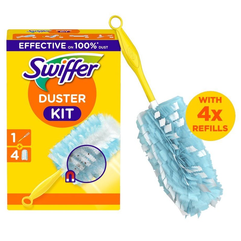 Miotełka do kurzu + 4 wkłady Swiffer zestaw