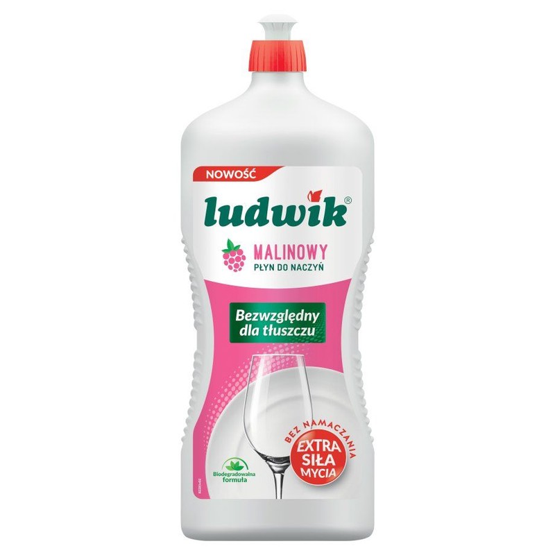 Płyn do naczyń malinowy  Ludwik 1350 g