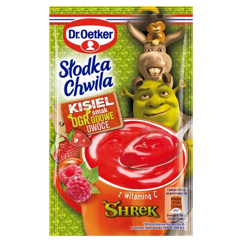 Słodka chwila Kisiel w proszku smak ogrodowe owoce  Dr.Oetker 29 g