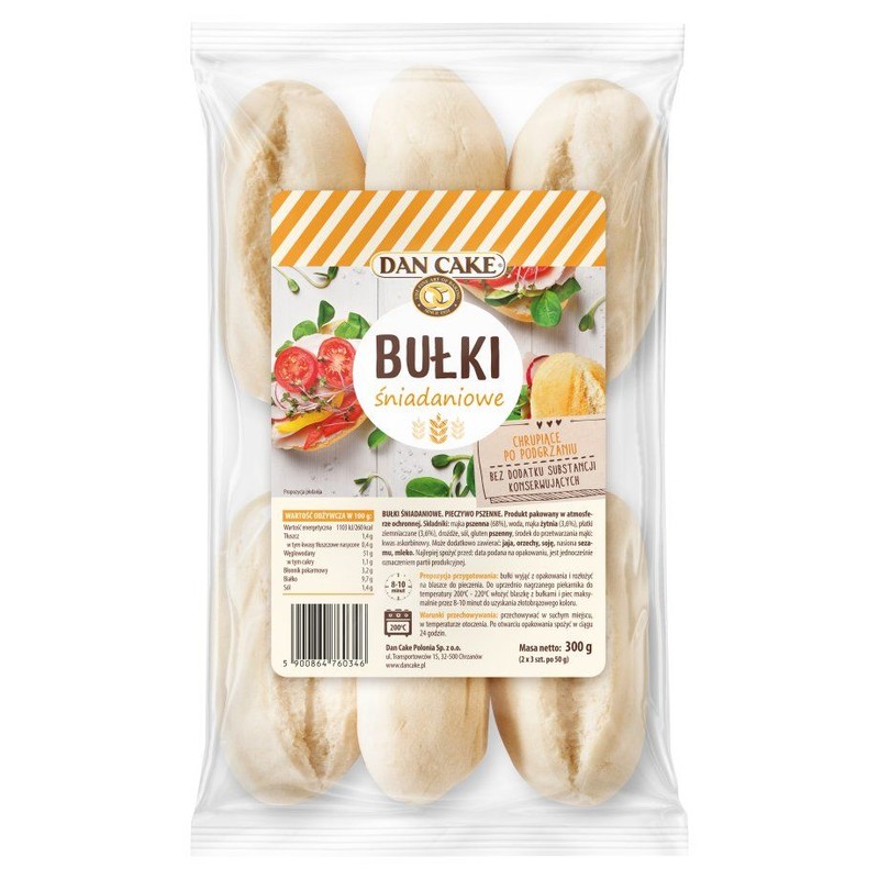 Bułki śniadaniowe Dan Cake 300 g