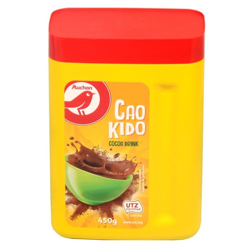 Rozpuszczalny napój kakaowy  Auchan 450 g