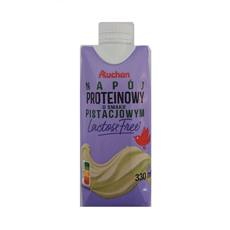 Napój proteinowy o smaku pistacjowym, bez laktozy Auchan 330 ml