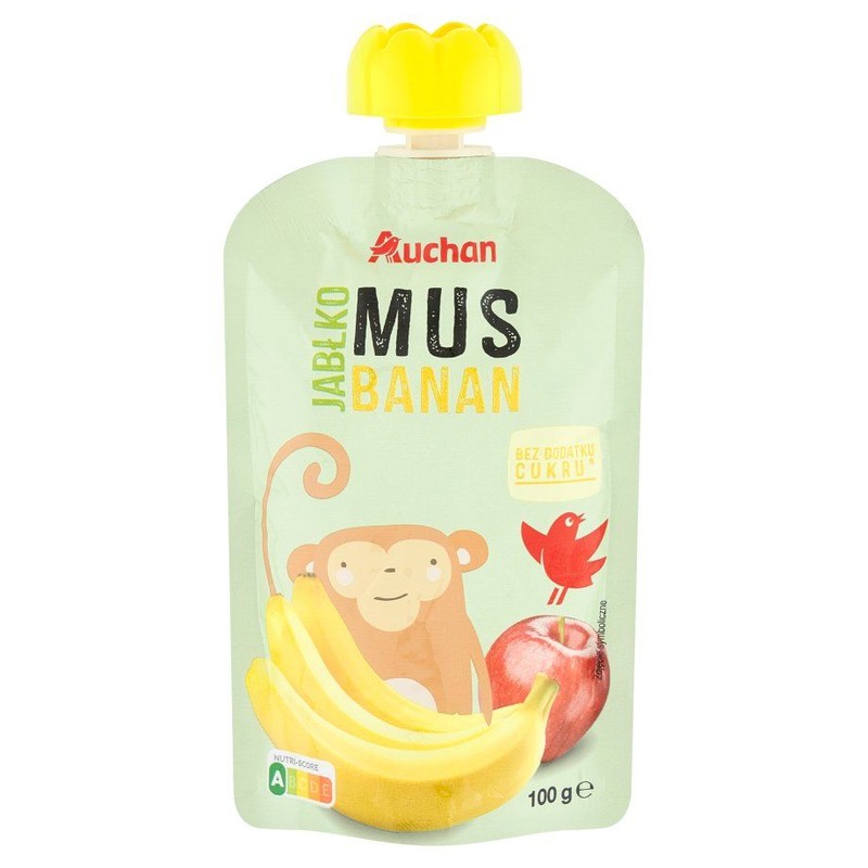 Mus Jabłko – Banan Auchan 100 g