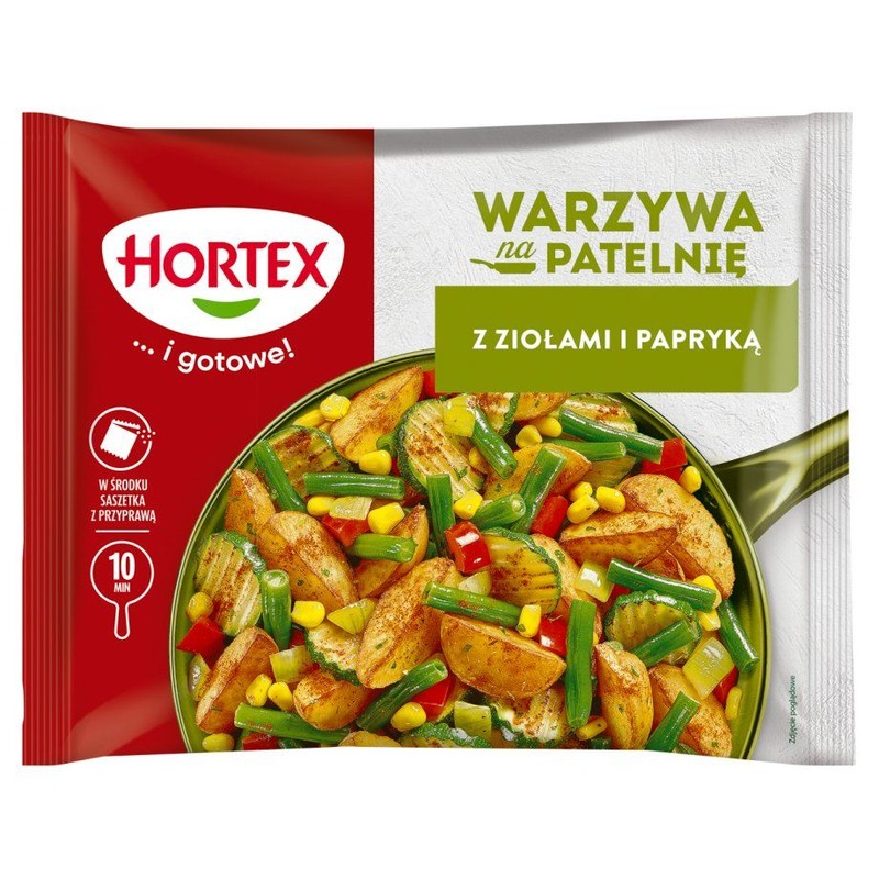 Warzywa na patelnię z ziołami i papryką Hortex 450 g