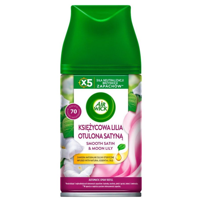 Wkład do automatycznego odświeżacza Księżycowa Lilia Air Wick 250 ml