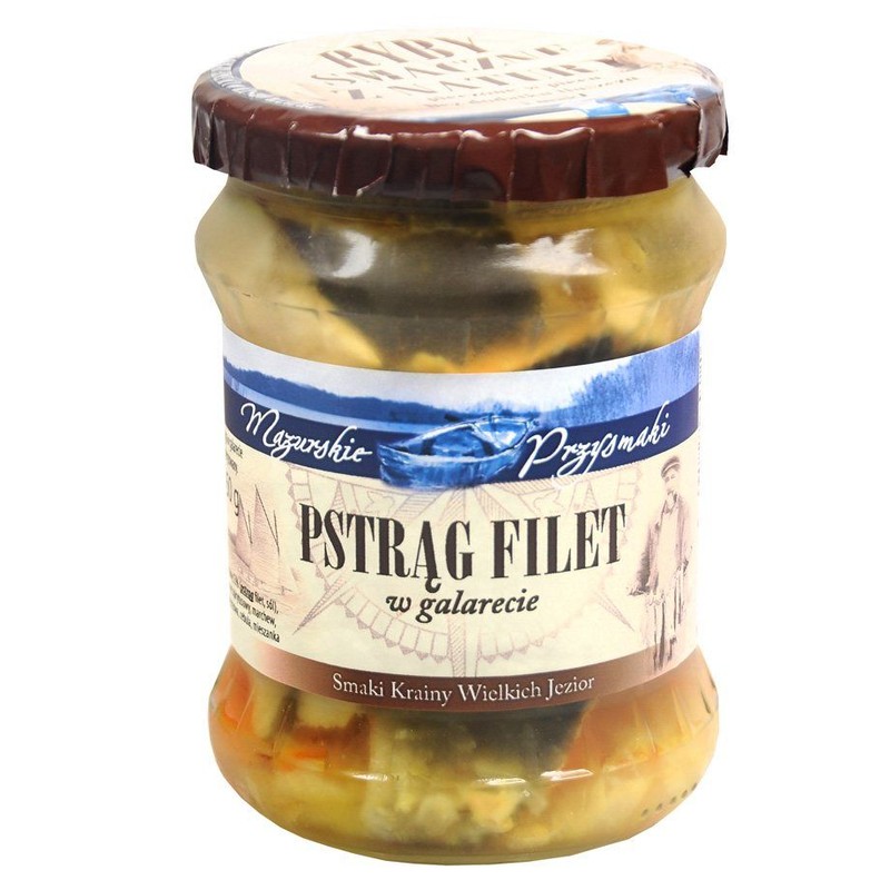 Pstrąg filet w galarecie Mazurskie Przysmaki 450 g