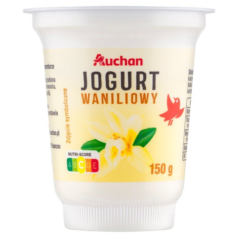 Jogurt o smaku waniliowym Auchan 150 g