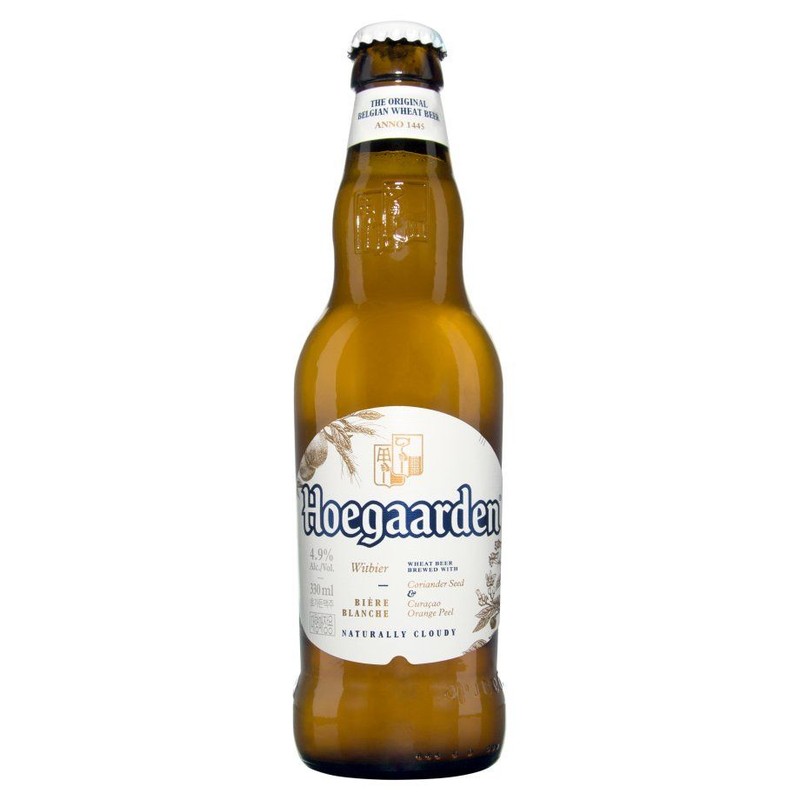 Piwo jasne alk.4.9% obj.  Hoegaarden 330 ml