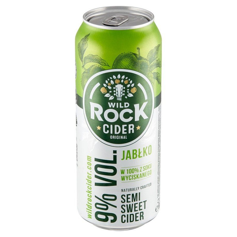 Cydr jabłkowy alk.9% Wild Rock 500 ml