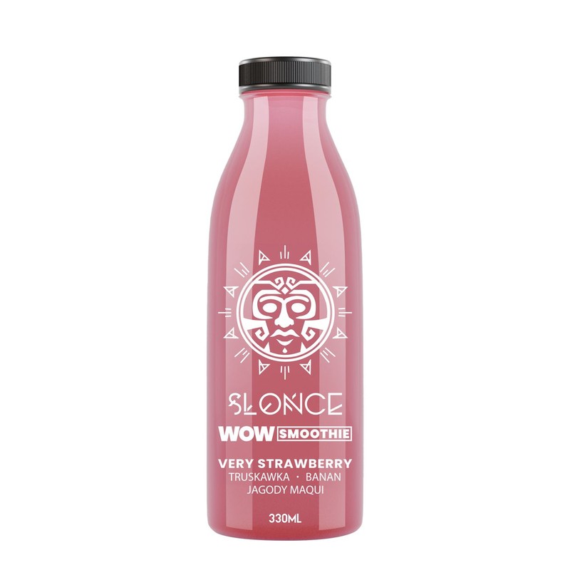 WOW Smoothie HPP Very Strawberry  Słońce 330 ml