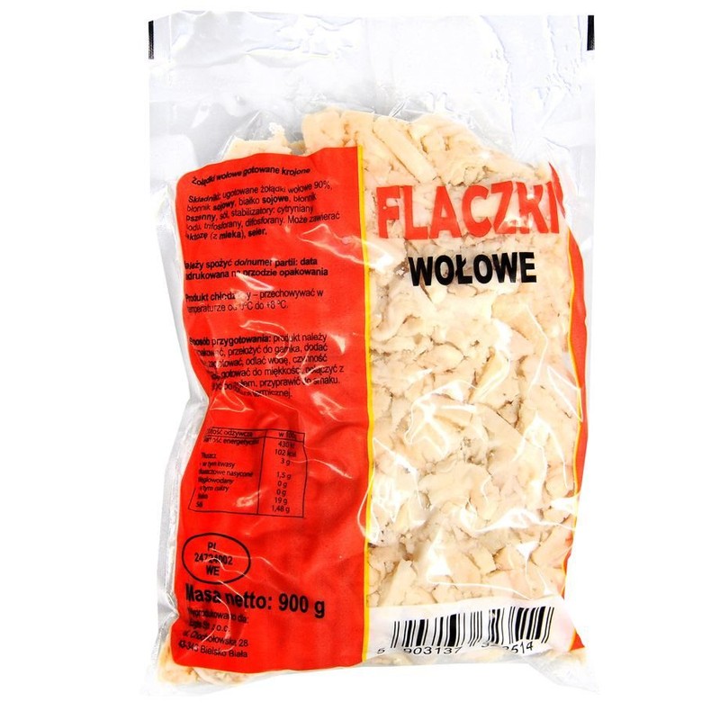 Flaki wołowe blanszowane  Auchan 900 g