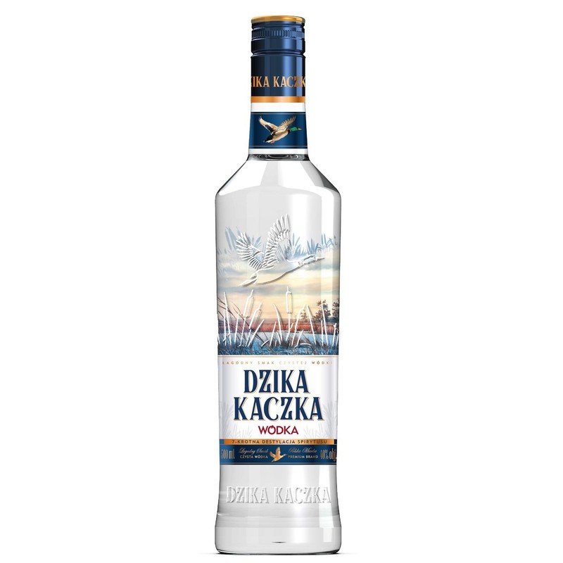 Wódka czysta alk.40% obj. Dzika Kaczka 500 ml