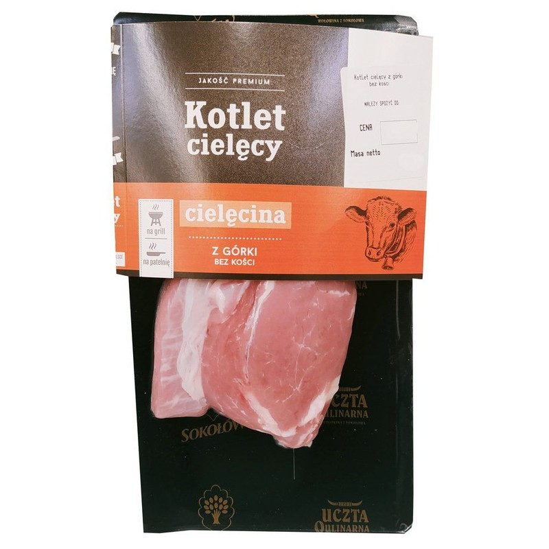 Cielęcina z górki bez kości pakowany próżniowo Sokołów na wagę ok. 180 g