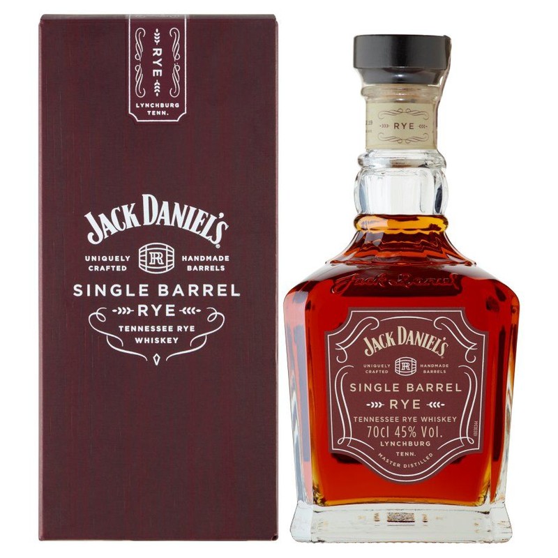 Whiskey tennessee Single Barrel RYE alk. 45,0% obj. Jack Daniel's 700 ml