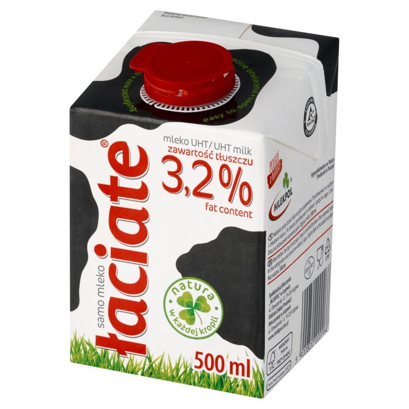 Mleko UHT 3.2% Łaciate 500 ml