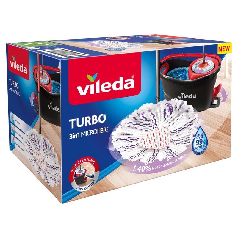 Mop obrotowy Vileda TURBO 3w1 Mikrofibra Vileda sztuka