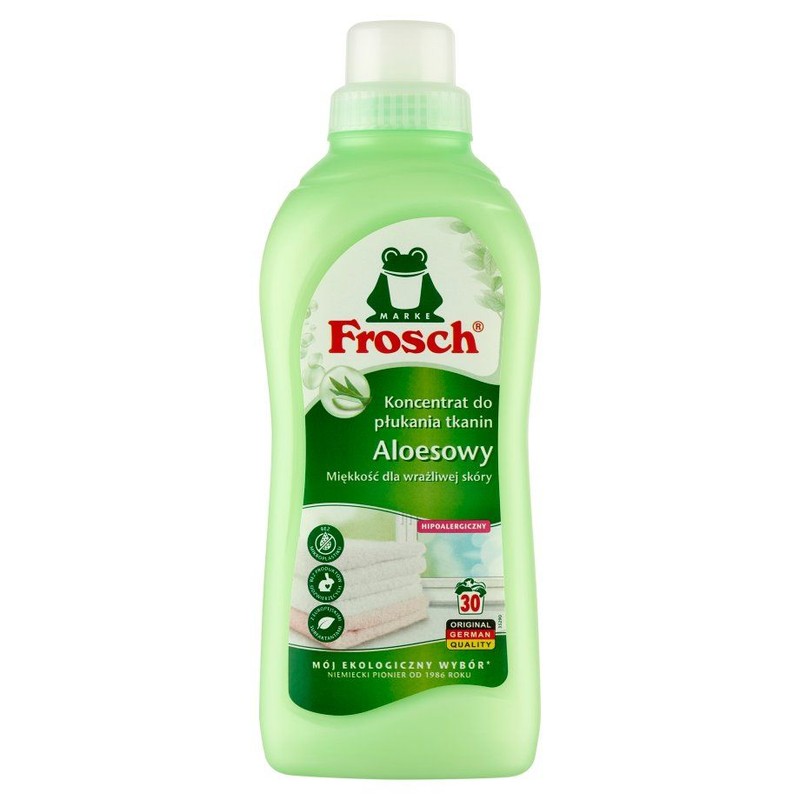 Koncentrat do płukania tkanin - Aloesowy  Frosch 750 ml