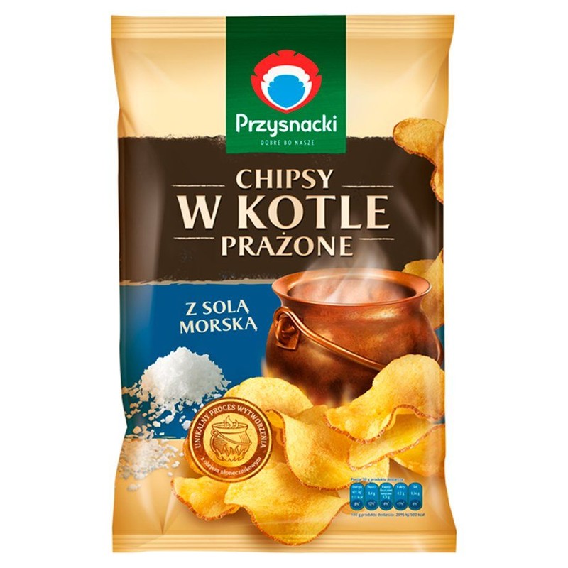Chipsy z ziemniaków krojonych ze skórką Przysnacki 125 g