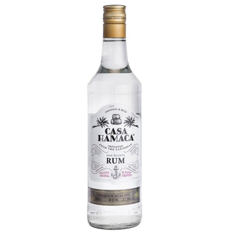 Rum jasny Ron del Caribbean Blanco alk. 37,5% obj. Casa Hamaca 700 ml
