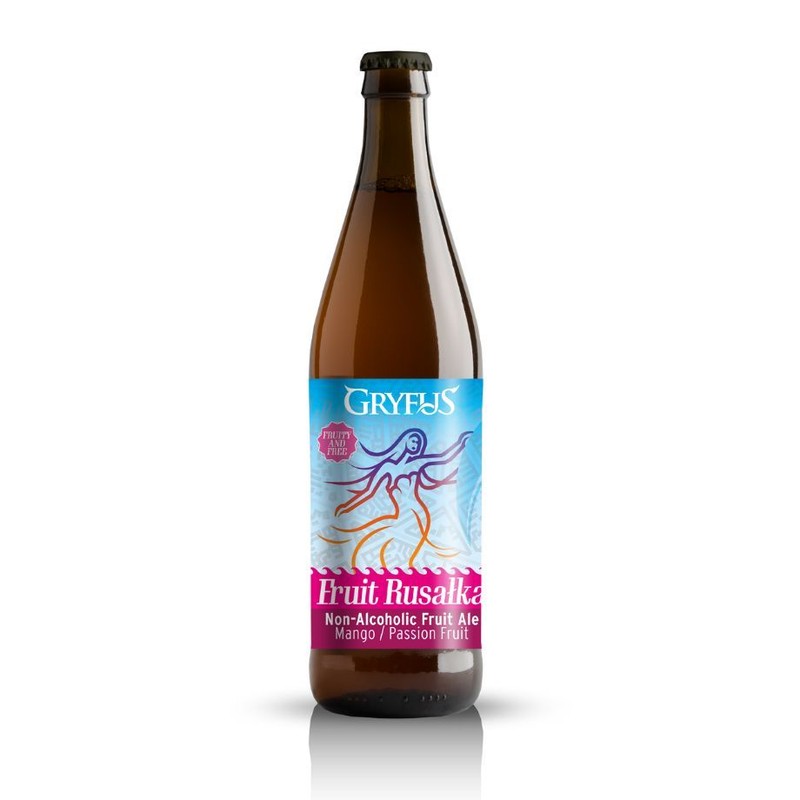 Piwo bezalkoholowe Fruit Rusałka Ale Mango Passion Fruit alk. 0.0% obj. Gryfus 500 ml