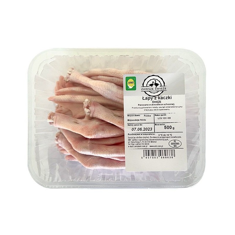 Łapy z kaczki AMI 500 g