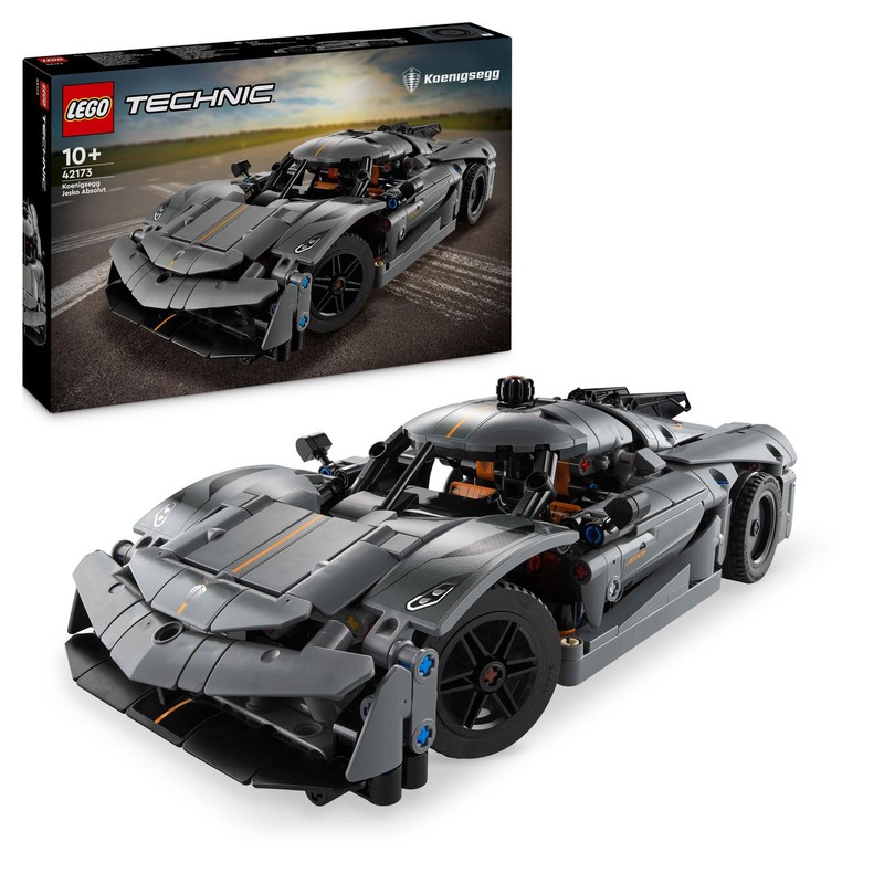 Technic Szary hipersamochód Koenigsegg Jesko Absolut 42173 LEGO 1 sztuka