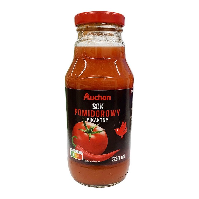 Sok pomidorowy z chilii Auchan 330 ml