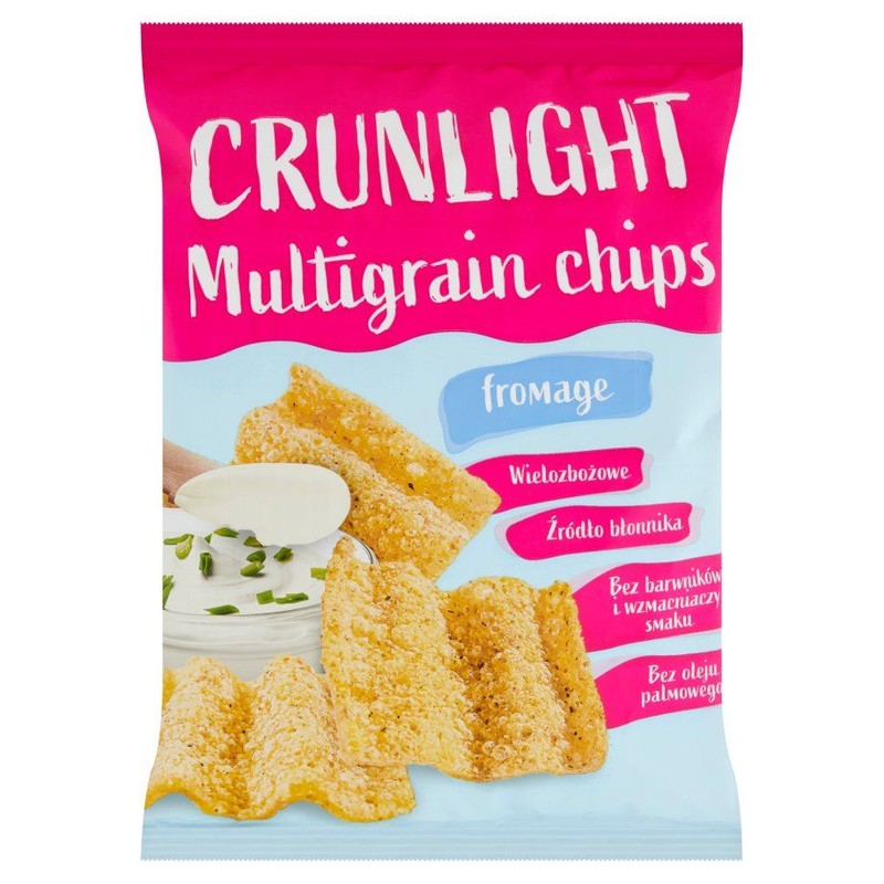 Chipsy wielozbożowe o smaku fromage Crunlight 70 g
