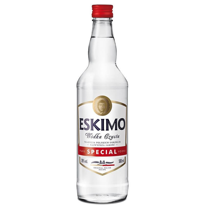 Wódka czysta Gold Special alk. 38,0% obj. Eskimo 500 ml