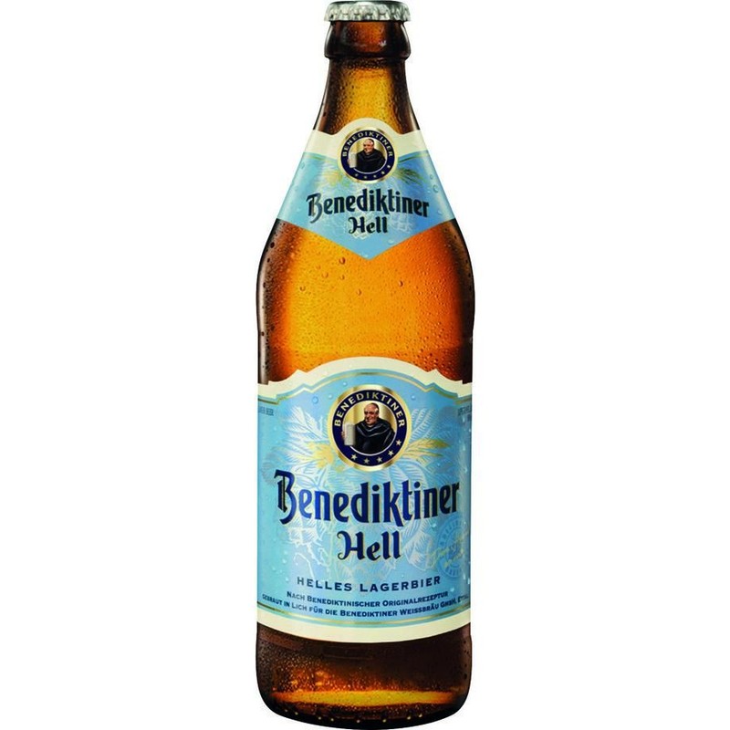 Piwo Helles Lagerbier alk.5% obj. Benediktiner  500 ml