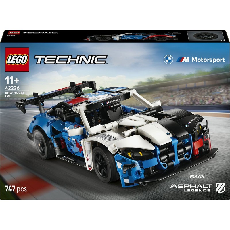 Technic Samochód wyścigowy BMW M4 GT3 EVO 42226, zestaw z modelem LEGO 1 sztuka