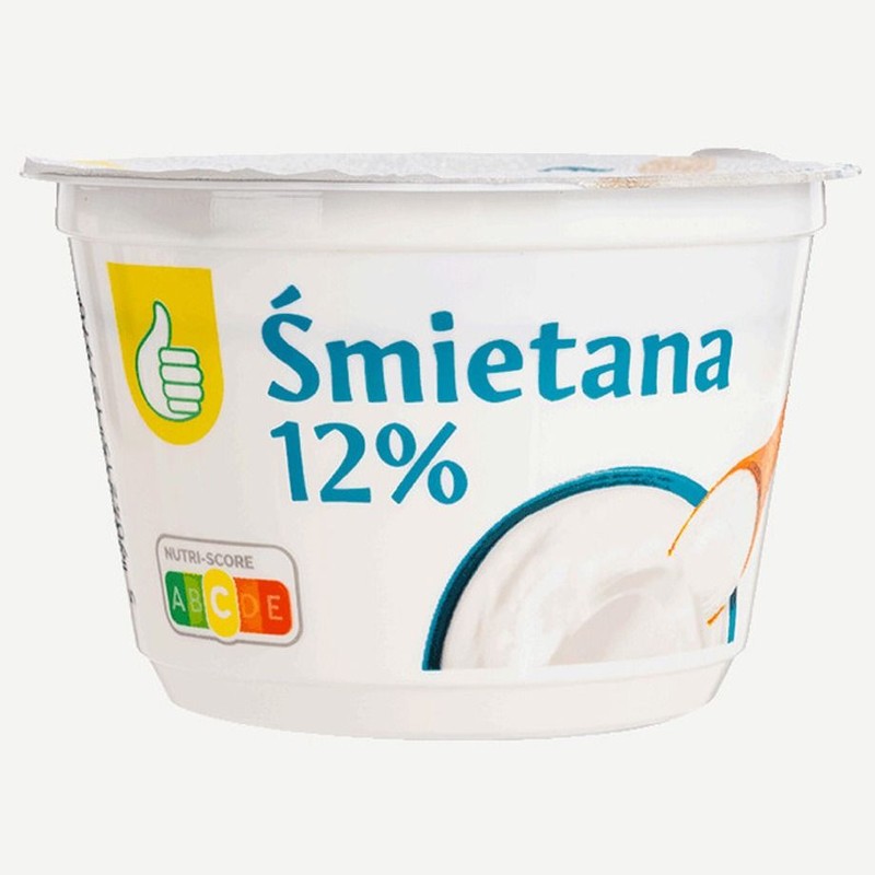Śmietana 12%   Auchan 180 g