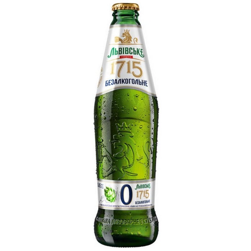 Piwo bezalkoholowe alk. 0,0% obj. Lwowskie 450 ml