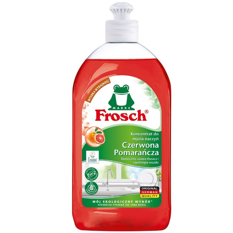 Koncentrat do mycia naczyń Czerwona Pomarańcza  Frosch 500 ml