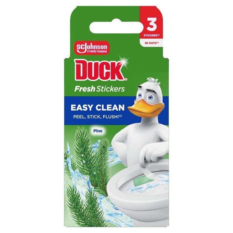 Żelowe paski do toalet o zapachu leśnym. Duck  sztuka