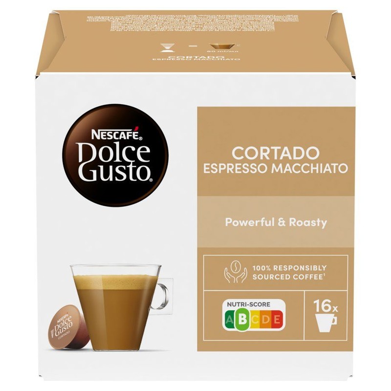 Kawa Dolce Gusto Cortado Espresso Macchiato Nescafé 16 kapsułek
