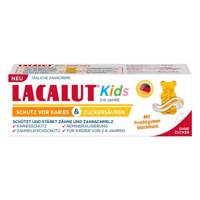 Pasta do zębów dla dzieci 2-6 lat LACALUT 55 ml