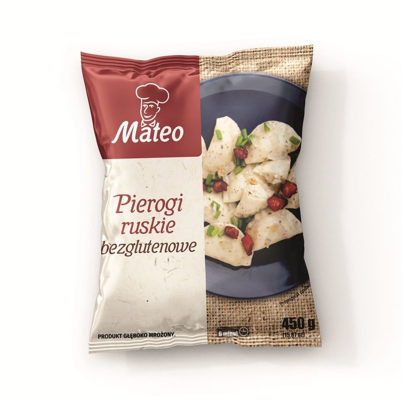 Pierogi ruskie bez glutenu Mateo 450 g
