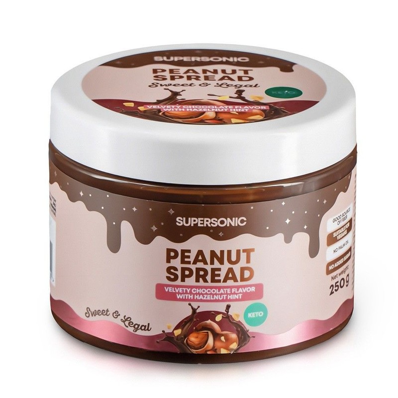 Keto krem orzechowy o smaku czekoladowym Supersonic 250 g