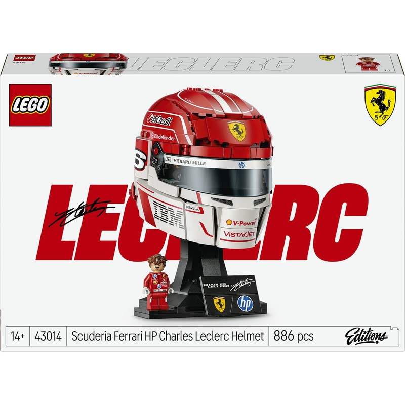 Editions Kask Charles Leclerc Scuderia Ferrari HP 43014 LEGO 1 sztuka
